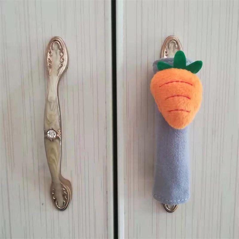 

Cabinet Door Fresh Cotton Drawer Handle Protective Cover Grey Plus Radish 8 Length x4 Perimeter