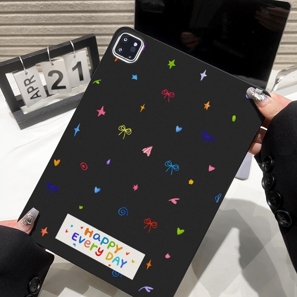 English Happy every day Apple iPadPro protective case Xiaomi Pad6 soft case Samsung TabS7 niche