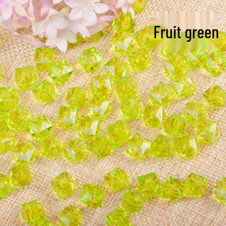 Transparent Square Acrylic Beads for DIY Handmade Beading, 8mm-12mm, Loose Beads, Paper Towel Holder Accessory