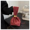 Niche Women's 2025 Trendy Autumn/Winter Retro High-End Bucket Bag