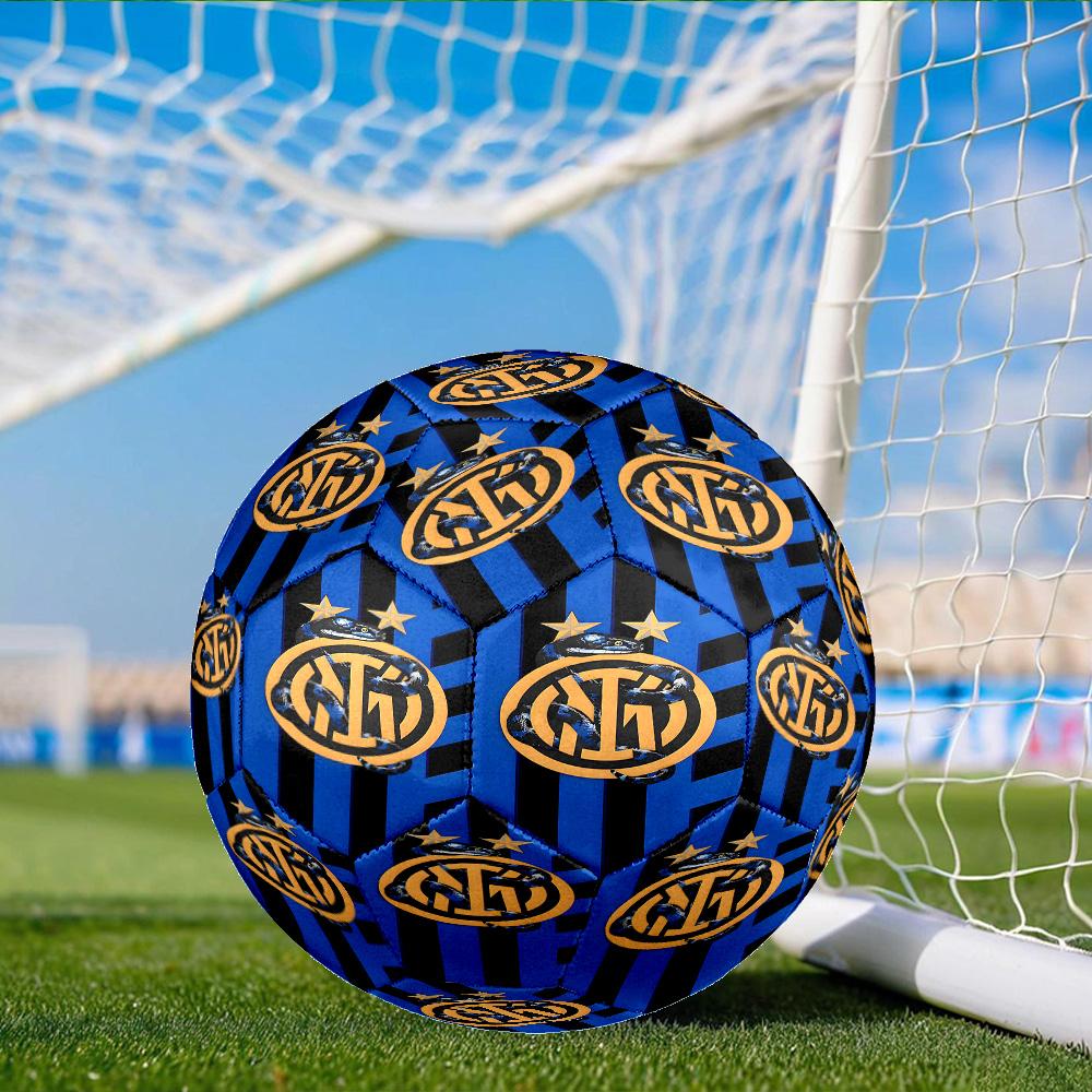 Football Team Crest Printed Size 5 Soccer Balls, Anti-Slip, Protective Football, Outdoor Sport, a Unique Gift Suitable for him/her, Birthday