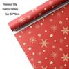 Large Retro Style Kraft Wrapping Paper for Christmas, Birthdays, and Meetings