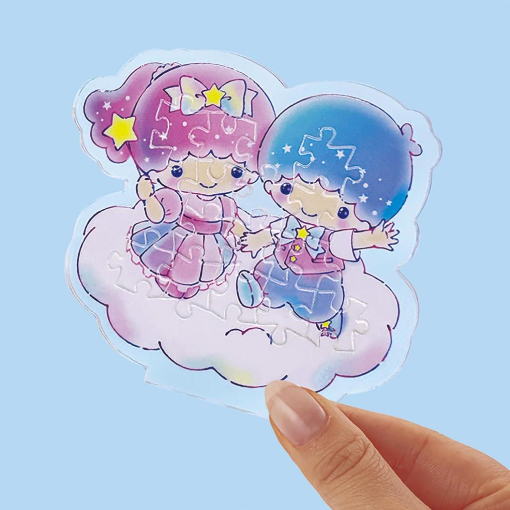 Beverly Puzzle x Acrylic Acrylic Stand Pop Little Twin Stars Puzzle to Assemble and Glue 54 Pieces [Jigsaw Stand] [New Display] [No Required] SP-024
