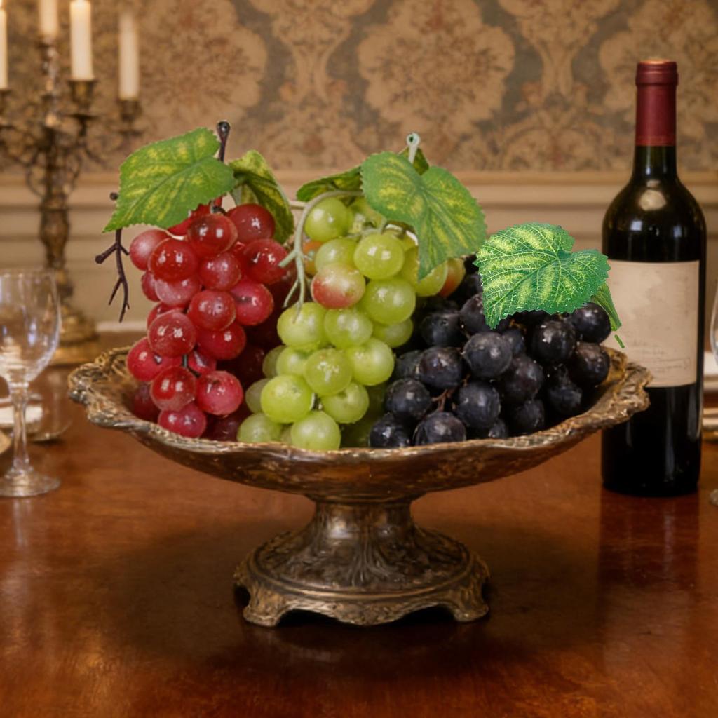 Simulation Grape Plastic Fruit Fake Fruits Photo Props Artificial Grape Fruit Shop Display Model Ornaments Home Party Decor