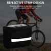 Bicycles Handlebar Bag Bike Panniers Coolers Bag with Reflective Strips Front Handlebar Storage Pouches Cycling Accessory