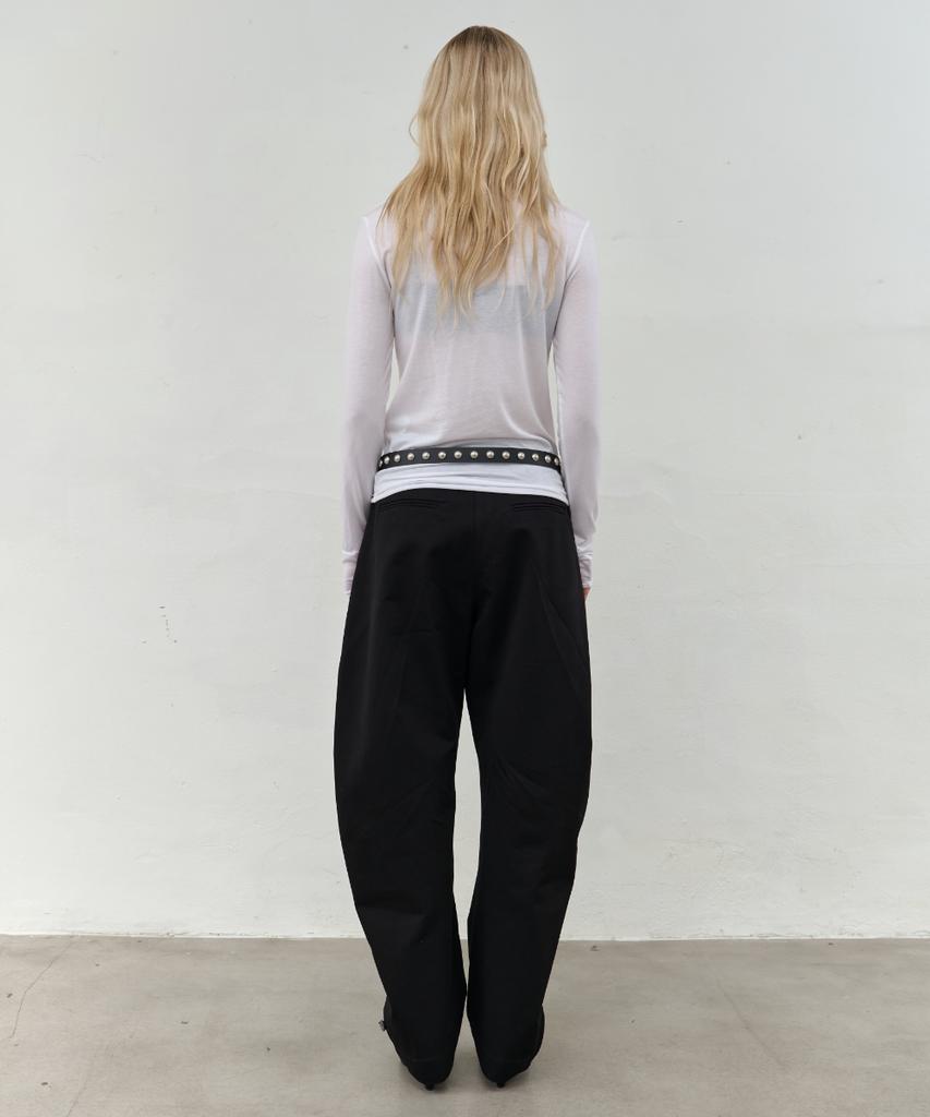 Seolan Curved Chino Pants_Black