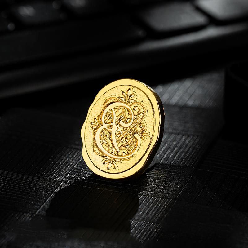 Retro Sealing Wax Stamp Head 26 Letter A-Z Alphabet Seals Stamp Set Tools Post Decor Antique Alloy Seal Head Wedding Craft Gift