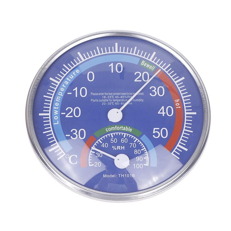 Hygrometer Thermo Restaurant Room Abs Workshop Analogue Humidity Control Inside Garden Hotel Hygrometer Thermo синий