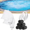 Conjunto de peças para limpador de piscina, peça de reposição para limpador de piscina, pneus multiuso, mangueira de varredura, esfregão, ferramenta de manutenção de piscina para Polaris 280 480