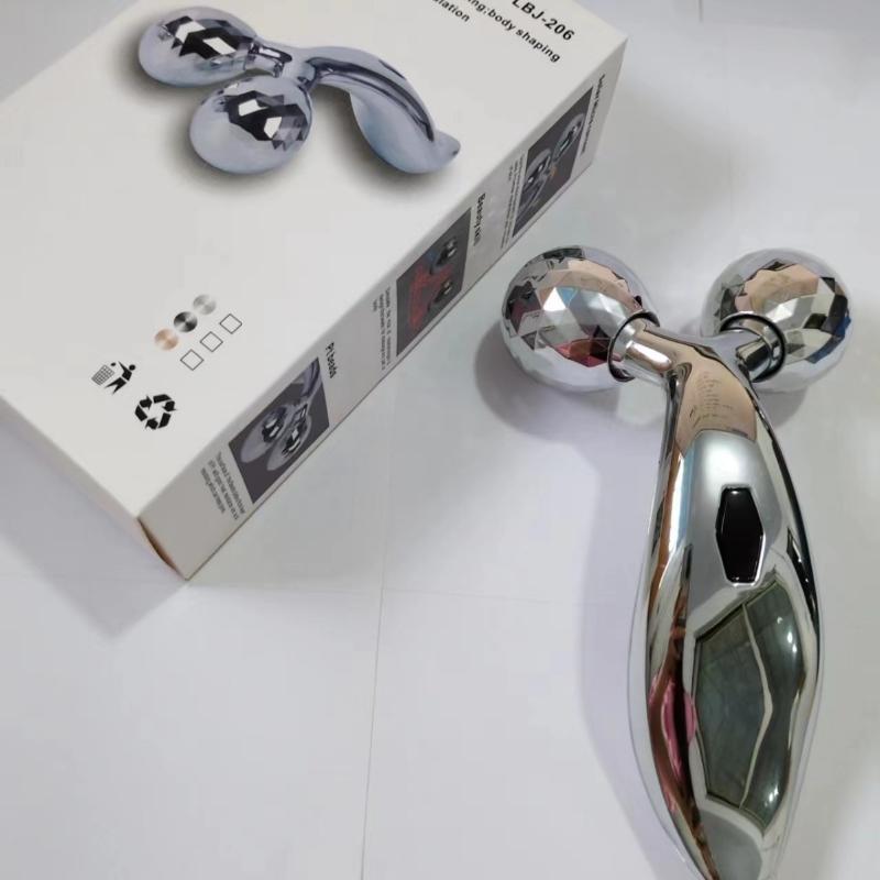 3D Dual Roller Massager Face Lifting Skin Tightening Suitable for Face Neck Body Daily Skincare Use