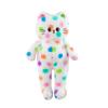 45-80Cm Kawaii Wave Point Cat Plush Toy Doll Pillow Cushion Cartoon White Red Large Size Sleeping Plush Doll Gift For Girlfriend
