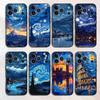Bright Vibrant Scenery Silicone Phone Case For IPhone 17 16 15 14 13 12 11 X XS Plus Pro Max Shockproof Soft Cover