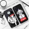 JW80 Waifu Senpai Anime Girl Soft Case for Samsung Note 20 Lite S24 Ultra S23 A03 A05 A06 A11 A71 A15 A16 A13 A24 A25 A33 A52 A53 A50 M55 M35 Plus