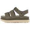 Cow Split Leather Fashion Sandal Women's Moss Green 1137890-MSG