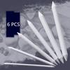 6pcs/set Double-headed Paper Brush Set Fine Arts Sketch Smudge Correction Pen