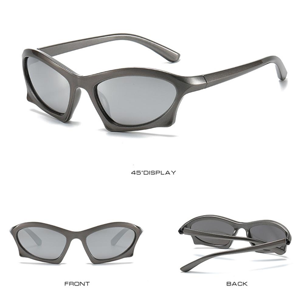 Women Men Irregular Driving Sunglasses Goggles Shades Sports Sun Glasses
