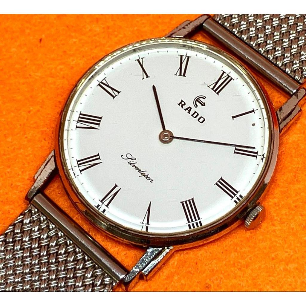Used Super rare item RADO Silver Lepore Manual winding Longines cal.847.3 Working item