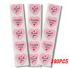 Pink Thank You Stickers Seal Labels For Scrapbooking Paper Stickers1 Inch 100-500pcs Wedding Party Cute Stationery Stickers
