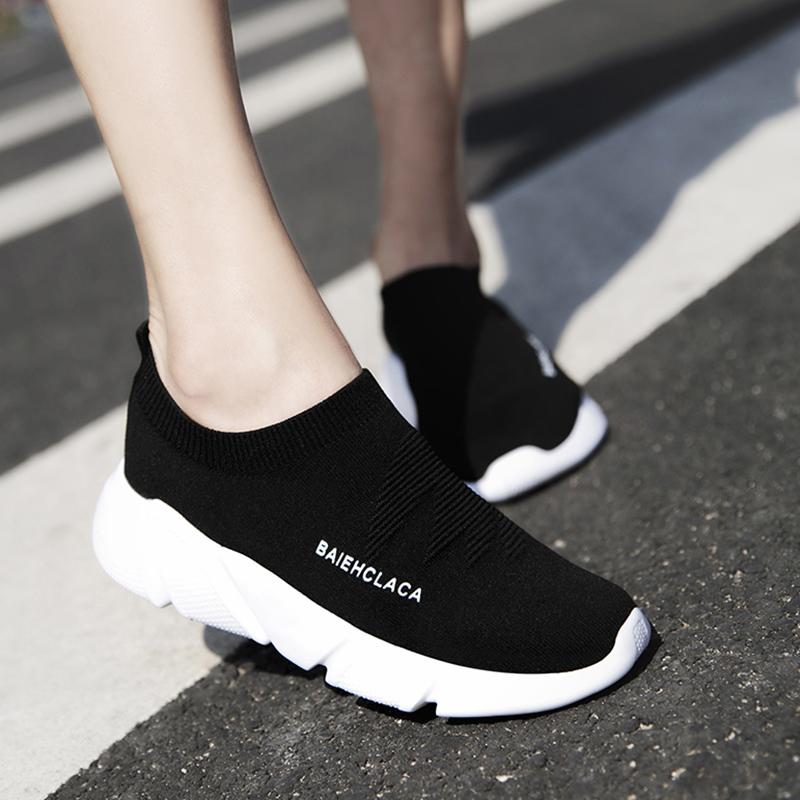 Cloth shoes medium sports shoes light shoes black large size not tired feet