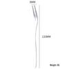 Lixin Stainless Steel Fruit & Dessert Forks (10-Piece Set)