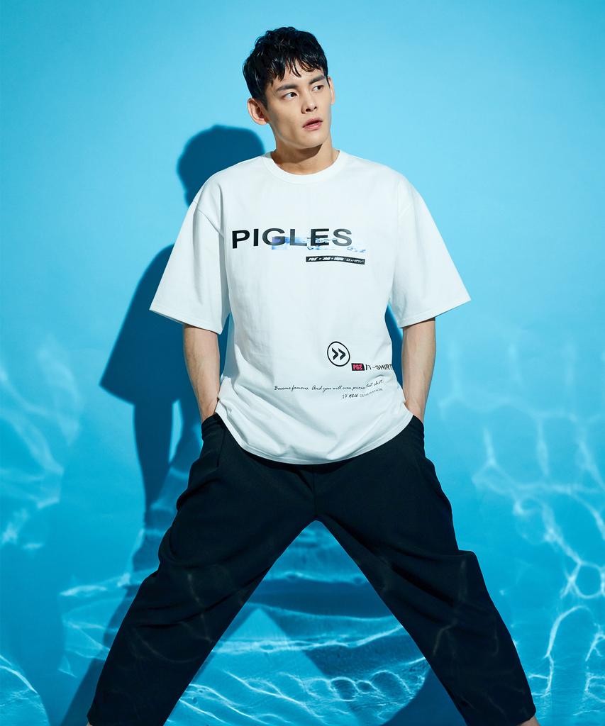 PIGLES Pgs Water Graphic Logo T-Shirt (White)
