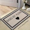 VIKAMA Simple Style Carpet with Letter Design Doormat Outdoor Carpet Welcome Mat Rug For Bedroom Carpet For Live Room Home Decor