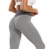 Women's High Waist Honeycomb Yoga Leggings | Butt Lifting Breathable Fitness Running Pants