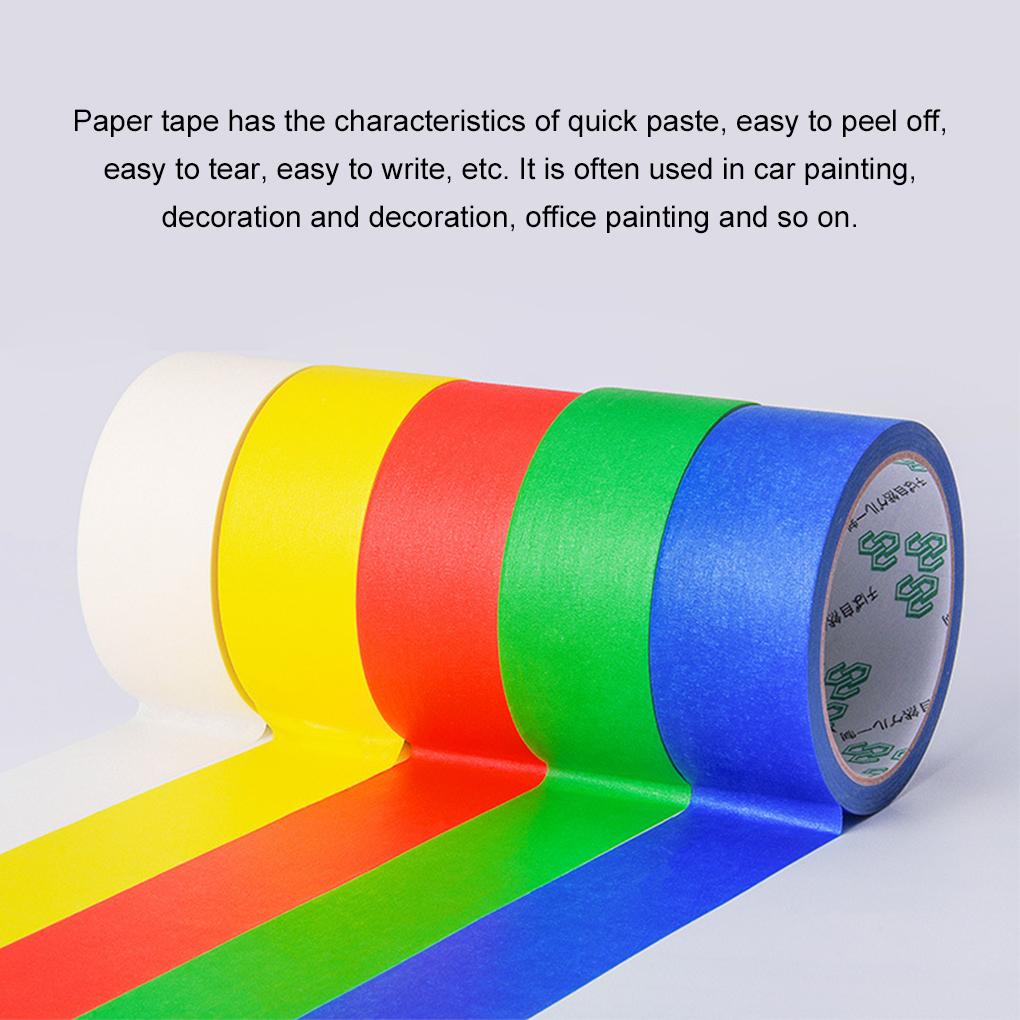 5 buc bandă de mascare din hârtie pentru broască, pentru pictură, bandă albastră pentru pictori, pentru decorarea interioară, bandă DIY