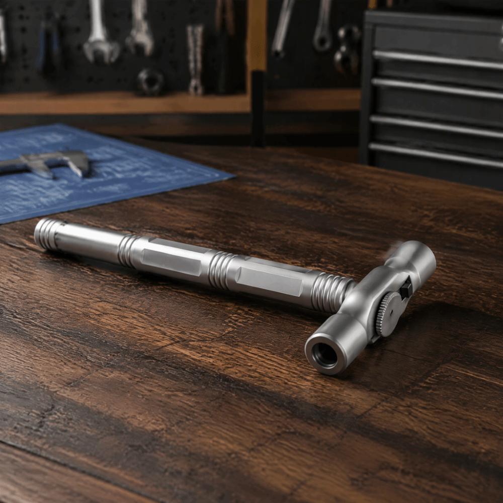 Multifunctional T-Handle Ratchet Screwdriver Magnetic Drive Screwdriver For Bicycle Repairs