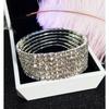 Diamant Vielseitiges Temperament Armband für Damen Kalter Stil Mode Armband Koreanische Version Einfaches und Vielseitiges Elastisches Armband