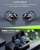 Wireless Bluetooth Touch LED Battery Level Sweatproof Earbuds, 5.3 Compatible, Control, Indicator, (Black)
