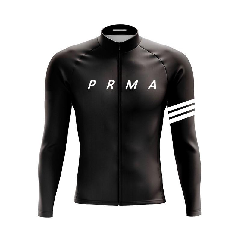 Mens Long Sleeve Cycling Jersey Quick Dry Zipper Top Mountain Bike Sport Shirt Breathable Outdoor Wear