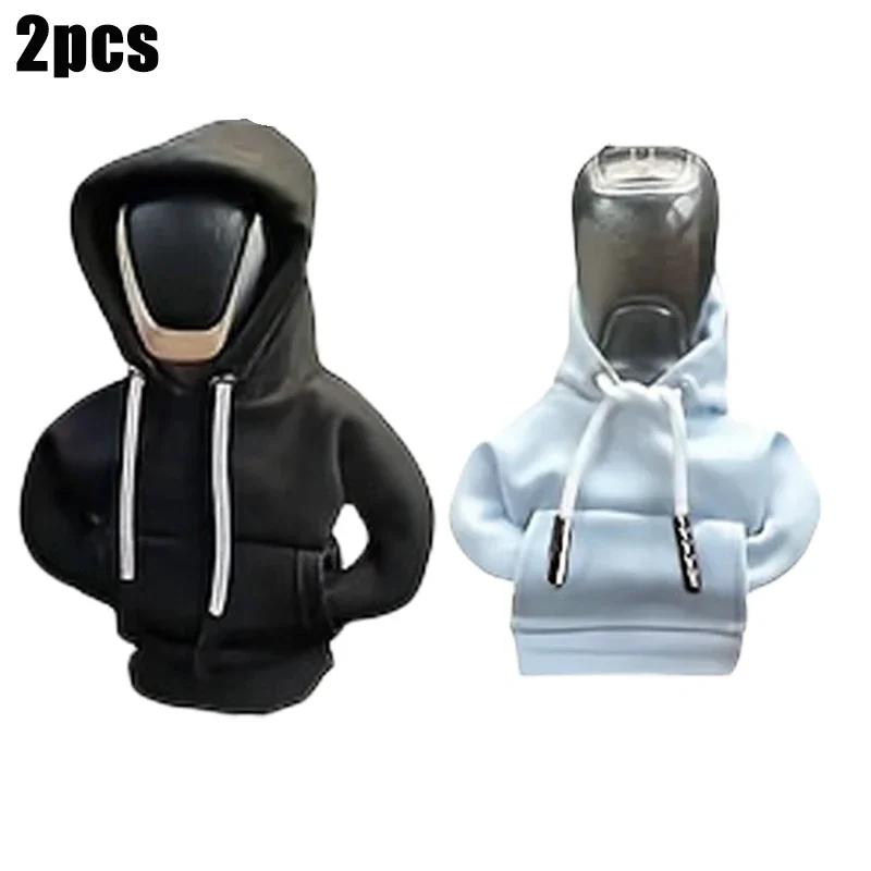 Felpa con Cappuccio Universale Copertura Leva Cambio Auto Felpa Leva Cambio Copertura Pomello Cambio Decorazioni Auto