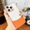 Transparent and non-yellowing, suitable for iPhone15 splicing mobile phone case, Apple 14 creative two-in-one all-inclusive anti-drop sheath.