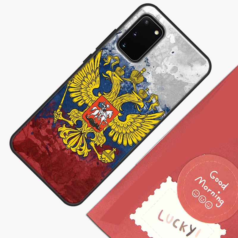 Russian Flag Phone Case For Samsung Galaxy S26 S25 Ultra S20 S21 S22 S23 S24 S10 Plus S25 FE Cover Shell