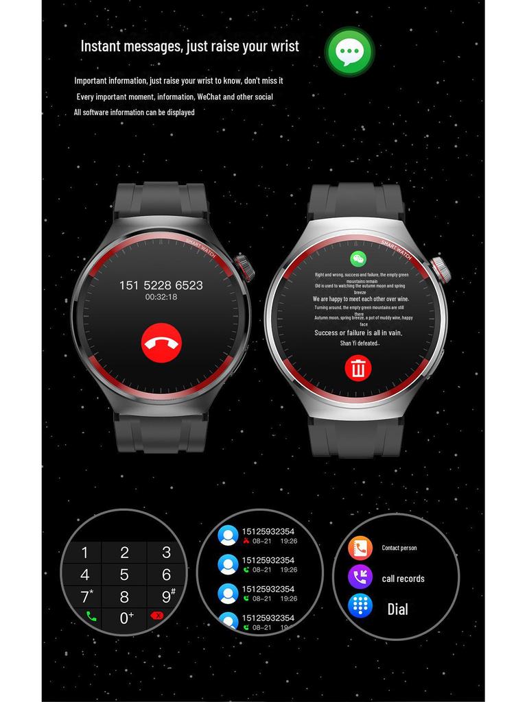 NFC Smartwatch S78 4Pro: Multi-Function Men's Sports Watch and Health Tracker
