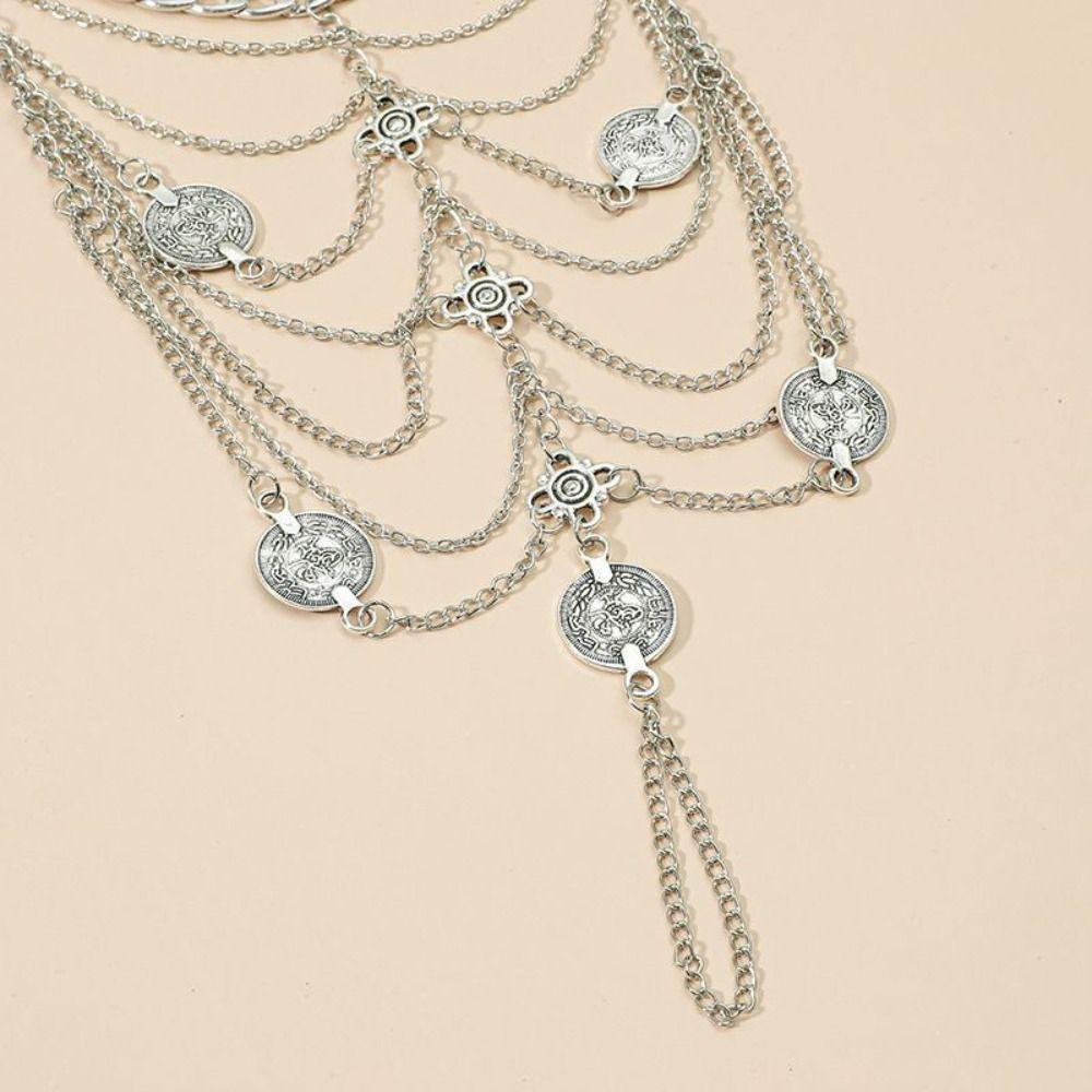 2 pcs Tassel Tassel Ankle Chain Light Luxury Foot Chain Charm Anklet with Pendant Gifts