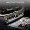 Volvo Center Console Knob Trim: Decorative Interior Sticker for 18-26 Models