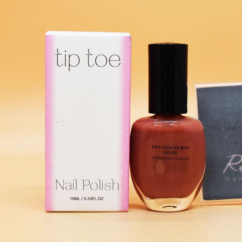 

Tiptoe Syrup Paint Nail Polish 205 Peony 10mL
