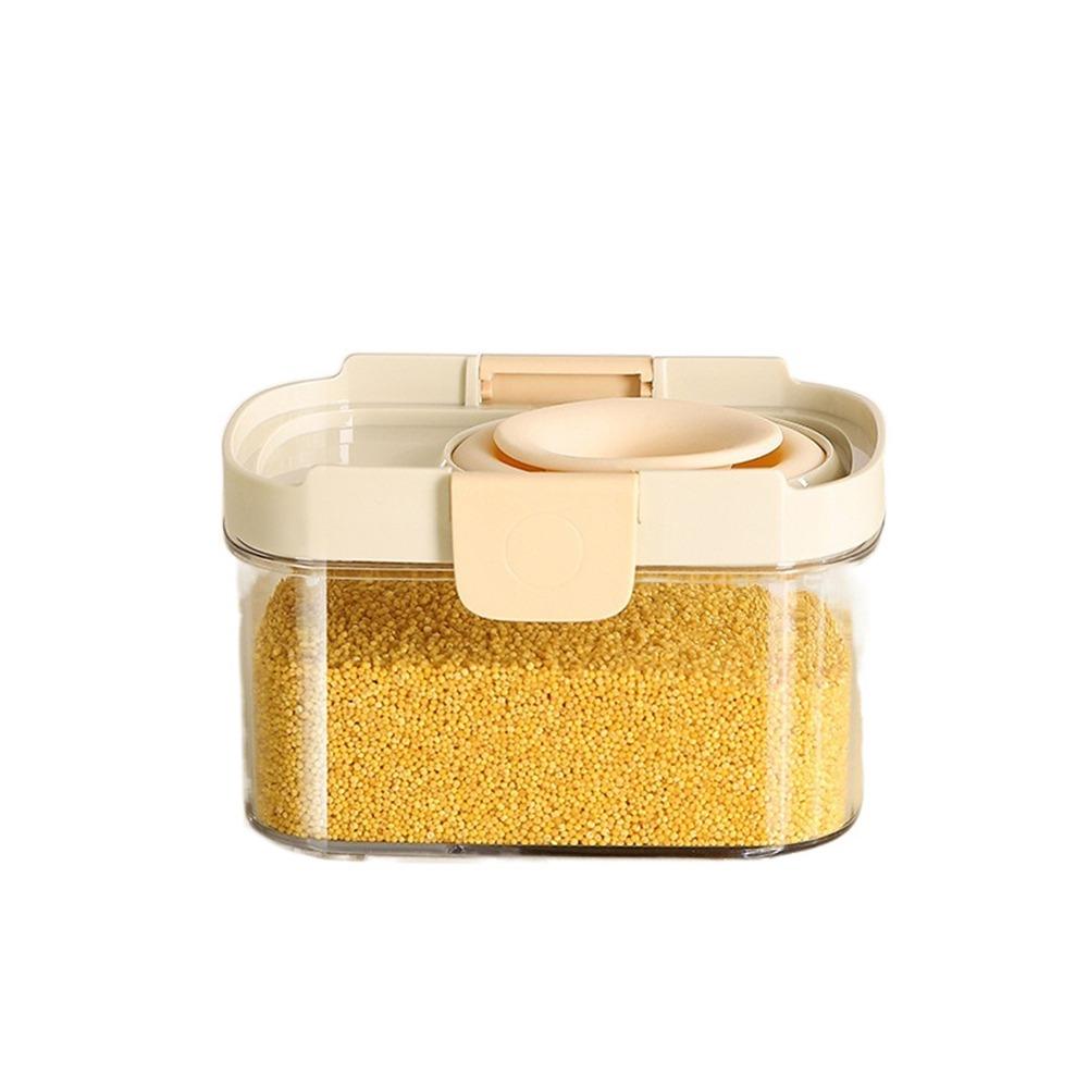 Sealed Grain Storage Box Transparent Cereal Dried Goods Jar Food Storage Box  Kitchen