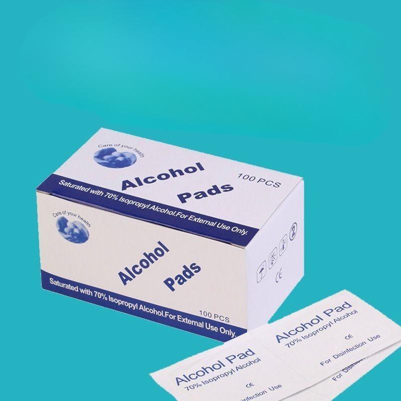 Disposable Alcohol Wipes, 75 Degrees, 100 Pieces, Jewelry, Nail Polish, Tableware, Mobile Phone Screens, Nail Care