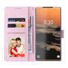 Luxury 3D Gilded Flowers Printed Case Cover for iPhone 14 13 12 11 Pro Max Samsung Galaxy S23 S22 S21 S20 A13 A23 A33 A53 A73 RFID Blocking Wallet Bag