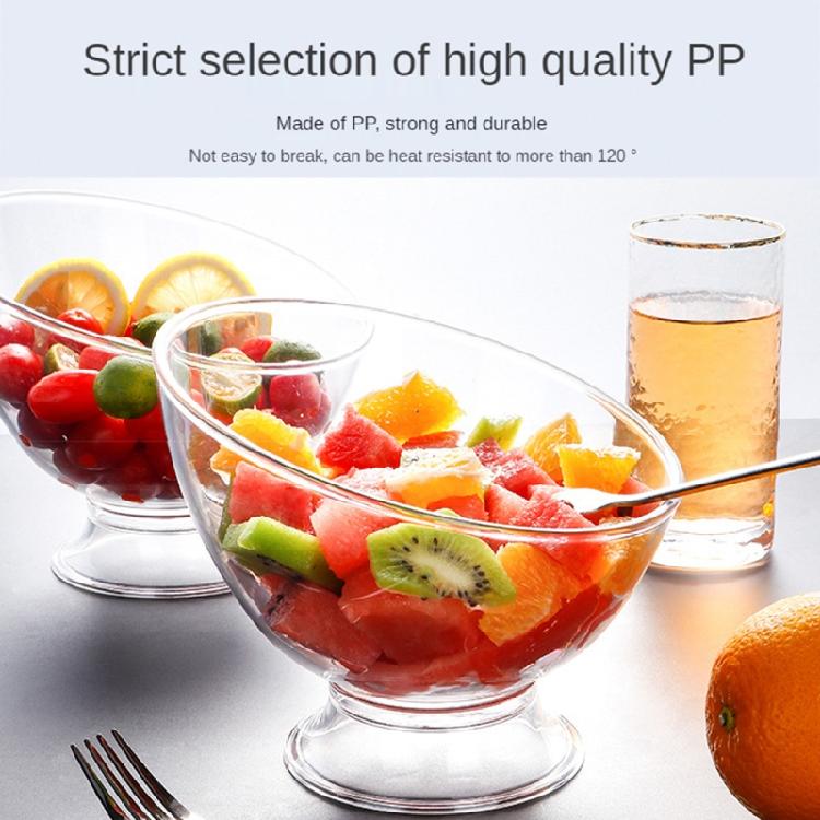 Contenitore per Alimenti Ciotola Diagonale per Frutta Ciotola di Plastica per Insalata Stoviglie da Portata Contenitore per Conservazione Alimenti Durevole