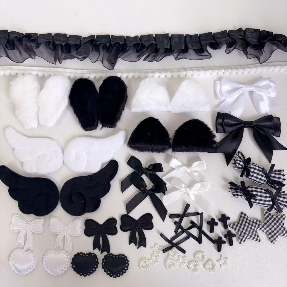 Sweet Girly DIY Decor Kit Lace Ribbon Bag Accessories Handmade Ita Bag Ornaments Gift Wrapping