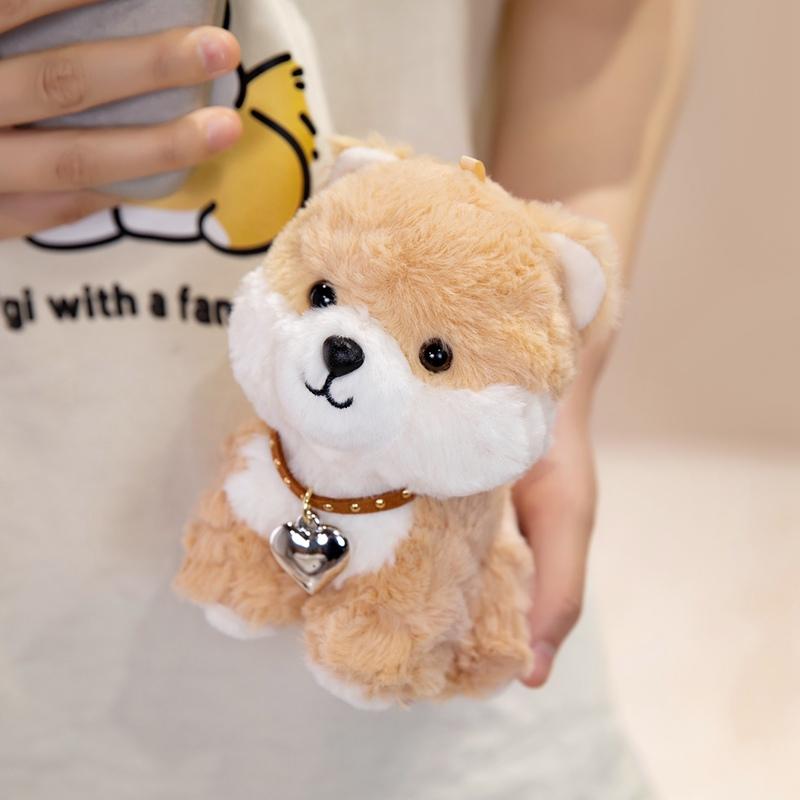 TreasuringU Kawaii Dog Plush Toy Cute Cartoon Shiba Inu Beagle Stuffed Doll Mini Dog Plushies Soft Home Pillow Birthday Gift