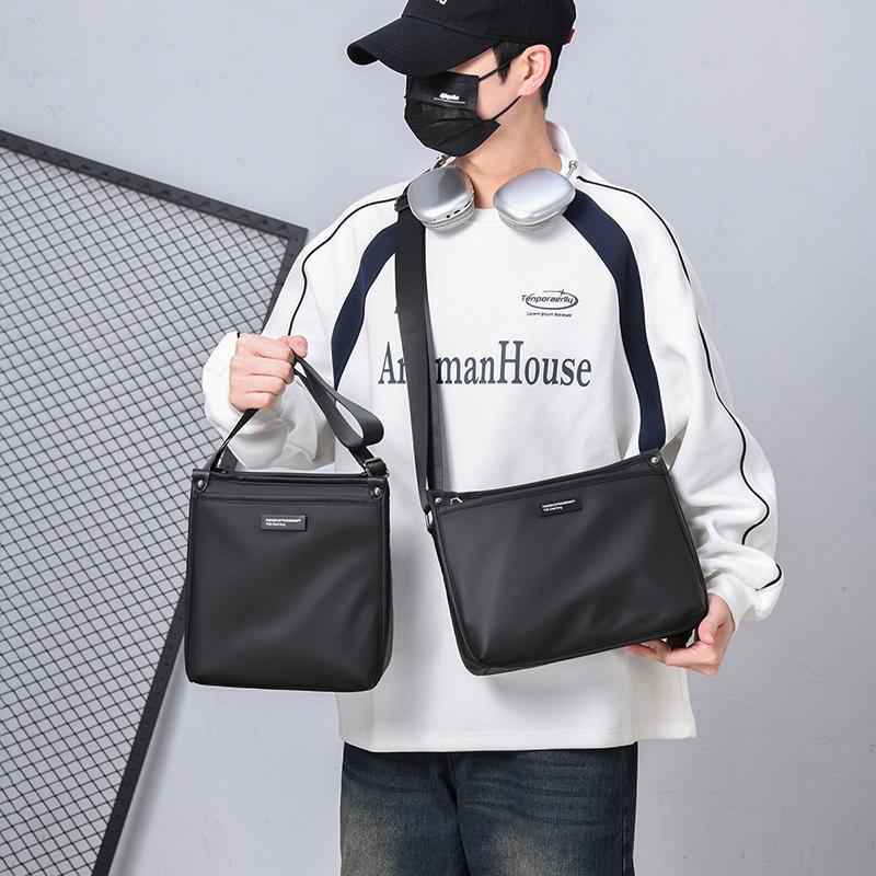 Geantă de umăr pentru bărbați, impermeabilă, cu mai multe straturi, cu capacitate mare, pentru afaceri