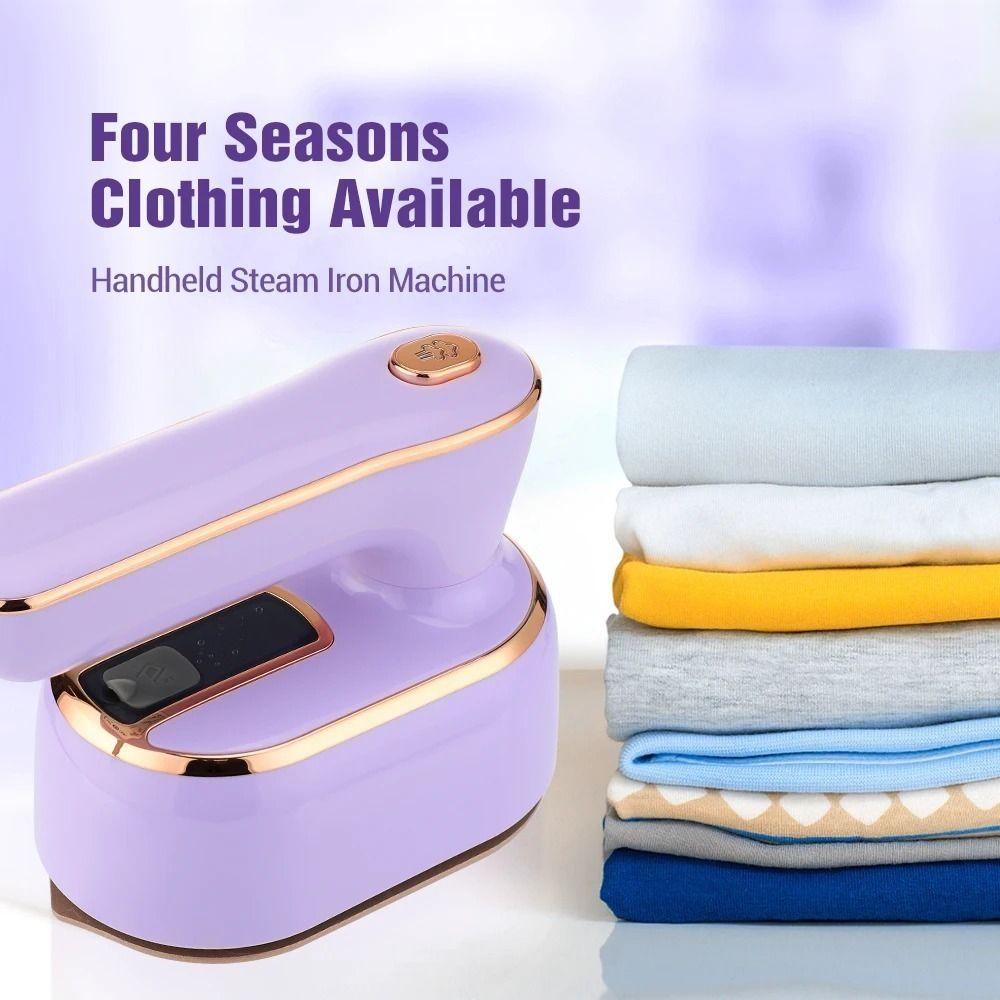 Handheld Steam Electric Iron Foldable Compact Wrinkle Remover Garment Steamer  Business Trip