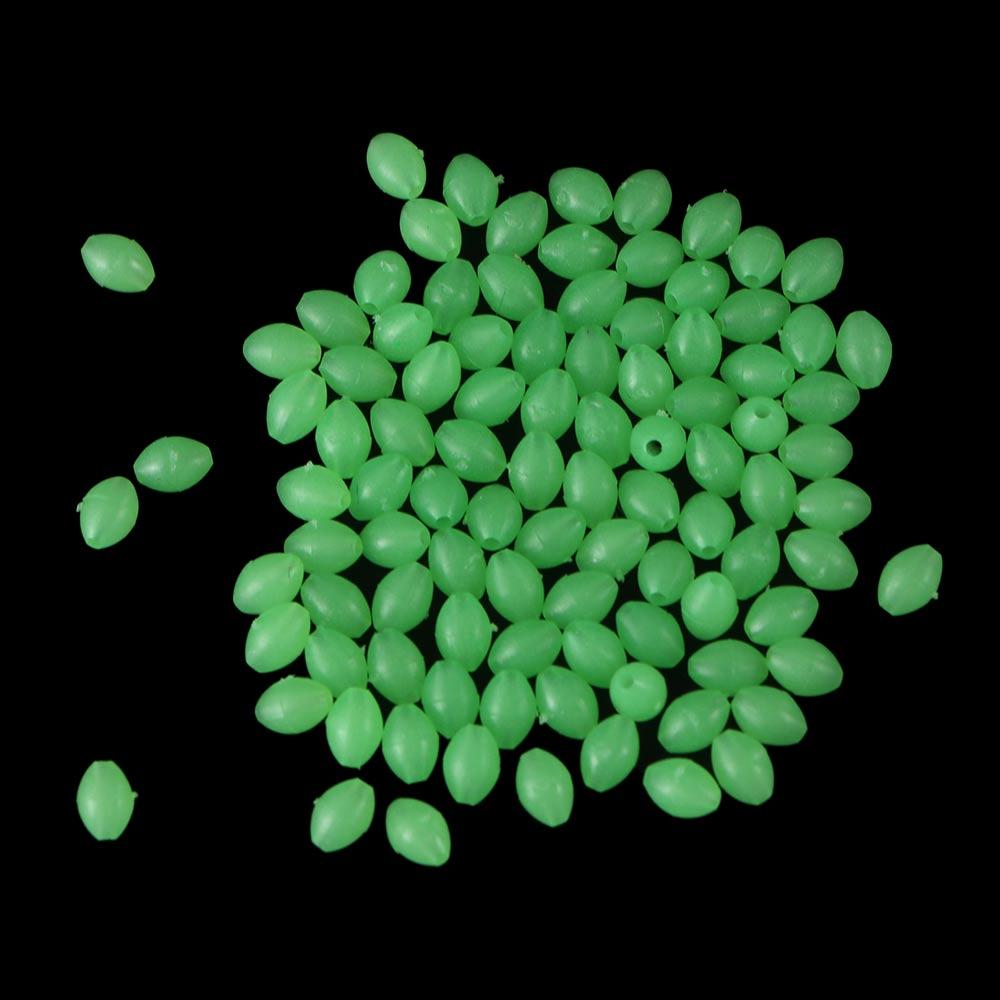 Lure Plastic Treble Hook Fishing Floats Glowing Sink Beads Fishing Beads Fishing Luminous Balls