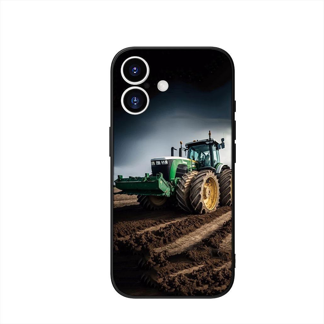 

Farm Vehicle Tractor Wallpaper Phone Cover Case for Apple iPhone 16 15 14 Plus 13 12 Mini 17 Pro Max + 16E Air 16+ ProMax Casing iPhone 14 Pro Max