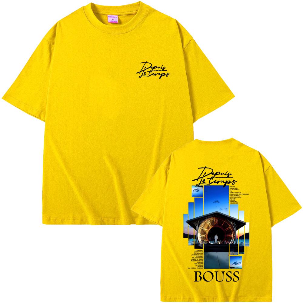 Rapper Bouss Et Si Jechoue Album Grafik T-Shirt Herren Damen Hip Hop Mode Popmusik T-Shirt Männlich Lässig Baumwolle Vintage T-Shirts